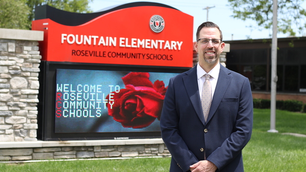 Dr. Joseph Trobaugh is the new principal of Fountain Elementary.