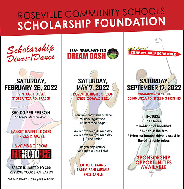 Information Regarding Upcoming Scholarship Events